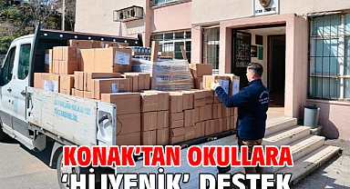 Konak’tan okullara ‘hijyenik’ destek