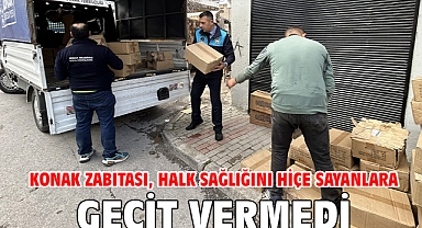Konak zabıtası, halk sağlığını hiçe sayanlara geçit vermedi