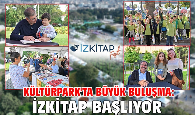 Kültürpark'ta büyük buluşma: İZKİTAP başlıyor