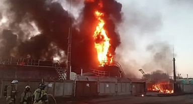 Meksika’da petrol rafinerisinde yangın