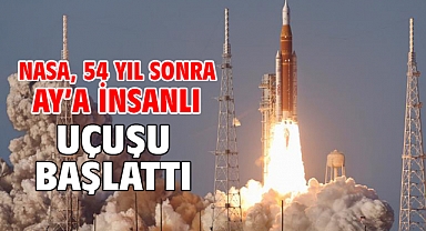 NASA, 54 yıl sonra Ay’a insanlı uçuşu başlattı