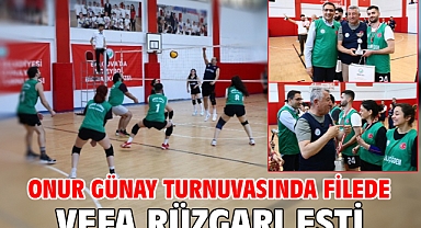 Onur Günay Turnuvasında Filede Vefa Rüzgarı Esti