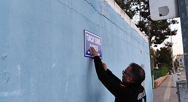 Tuncay Sonel’in adının verildiği cadde tabelası söküldü