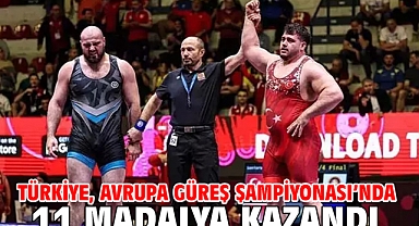 Türkiye, Avrupa Güreş Şampiyonası’nda 11 madalya kazandı