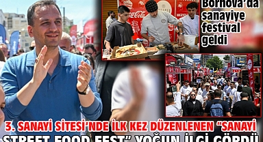 3. Sanayi Sitesi’nde ilk kez düzenlenen “Sanayi Street Food Fest” yoğun ilgi gördü