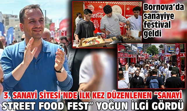3. Sanayi Sitesi’nde ilk kez düzenlenen “Sanayi Street Food Fest” yoğun ilgi gördü