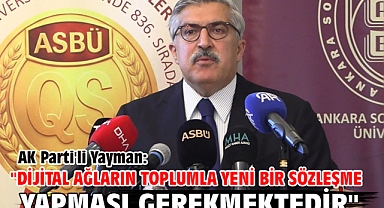 AK Parti'li Yayman: 