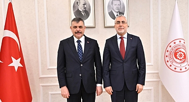 Bakan Çiftçi, Bakan Işıkhan'ı ziyaret etti