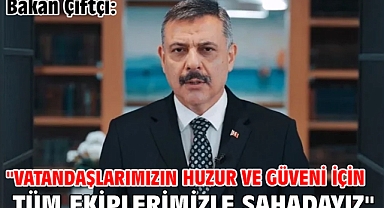 Bakan Çiftçi: