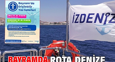 Bayramda rota denize