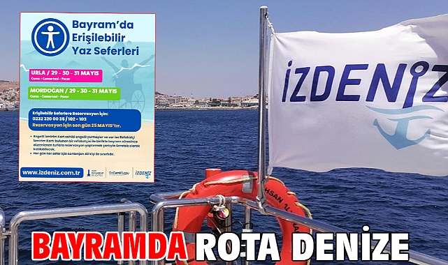 Bayramda rota denize