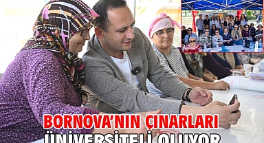 Bornova’nın çınarları üniversiteli oluyor 