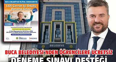 Buca Belediyesi’nden öğrencilere ücretsiz deneme sınavı desteği