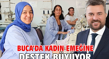 Buca’da kadın emeğine destek büyüyor
