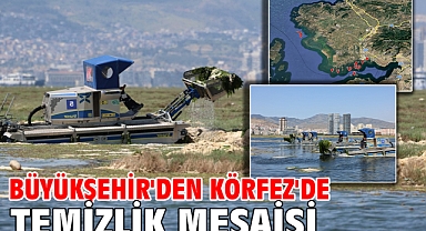 Büyükşehir'den Körfez'de temizlik mesaisi