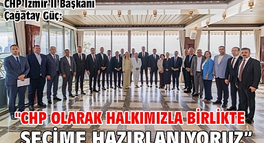 CHP İzmir İl Başkanı Çağatay Güç: 
