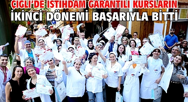 Çiğli’de İstihdam Garantili Kursların İkinci Dönemi Başarıyla Bitti