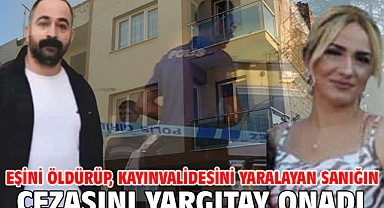 Eşini öldürüp, kayınvalidesini yaralayan sanığın cezasını Yargıtay onadı