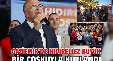Gaziemir’de Hıdırellez büyük bir coşkuyla kutlandı