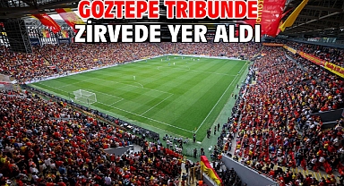 Göztepe tribünde zirvede yer aldı