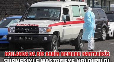 Hollanda'da bir kabin memuru hantavirüs şüphesiyle hastaneye kaldırıldı