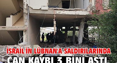 İsrail'in Lübnan'a saldırılarında can kaybı 3 bini aştı