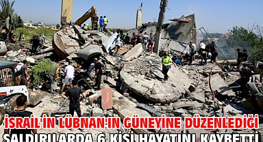 İsrail'in Lübnan'ın güneyine düzenlediği saldırılarda 6 kişi hayatını kaybetti