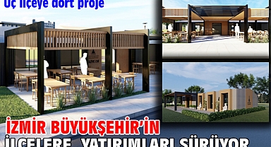 İzmir Büyükşehir'in ilçelere yatırımları sürüyor