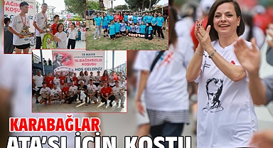 Karabağlar Ata’sı için koştu