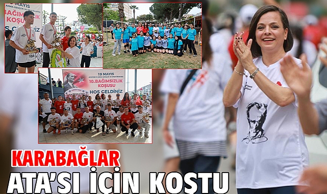 Karabağlar Ata’sı için koştu