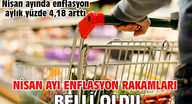 Nisan ayı enflasyon rakamları belli oldu!