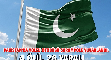 Pakistan'da yolcu otobüsü şarampole yuvarlandı: 4 ölü, 26 yaralı