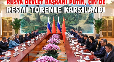 Rusya Devlet Başkanı Putin, Çin’de resmi törenle karşılandı