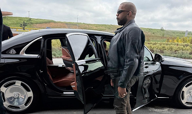 Sanatçı Kanye West İstanbul'a geldi