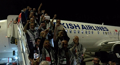 Sumud Filosu aktivistleri İstanbul'a geldi 