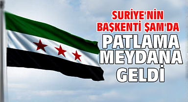 Suriye'nin başkenti Şam'da patlama meydana geldi