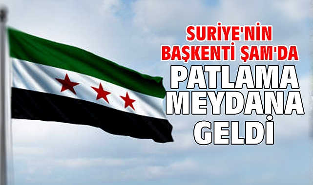 Suriye'nin başkenti Şam'da patlama meydana geldi