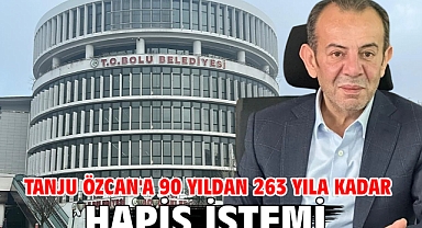 Tanju Özcan'a 90 yıldan 263 yıla kadar hapis istemi