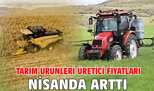 Tarım ürünleri üretici fiyatları nisanda arttı
