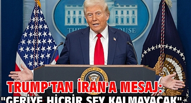 Trump'tan İran'a mesaj: