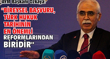 AYM Başkanı Özkaya: