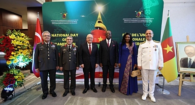 Bakan Güler, Kamerun Milli Günü resepsiyonuna katıldı