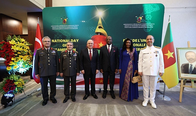 Bakan Güler, Kamerun Milli Günü resepsiyonuna katıldı