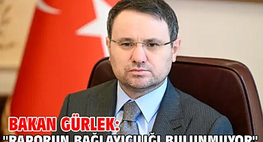 Bakan Gürlek: