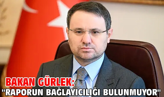 Bakan Gürlek: