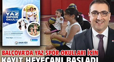 Balçova’da Yaz Spor Okulları İçin Kayıt Heyecanı Başladı