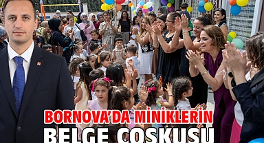 Bornova’da miniklerin belge coşkusu