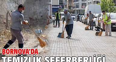 Bornova’da temizlik seferberliği
