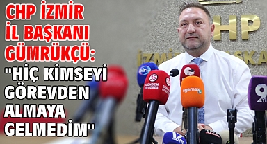 CHP İzmir İl Başkanı Gümrükçü: