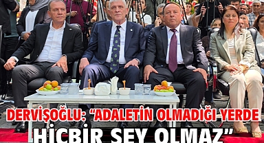 Dervişoğlu: “Adaletin Olmadığı Yerde Hiçbir Şey Olmaz”